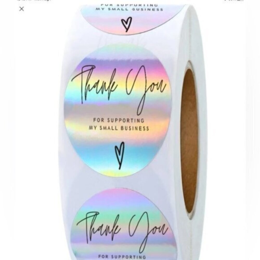 500 Thank You Stickers